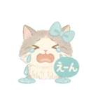 モフかわ毛長ねこピノの日常スタンプ（個別スタンプ：14）