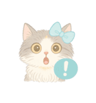 モフかわ毛長ねこピノの日常スタンプ（個別スタンプ：16）