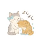 モフかわ毛長ねこピノの日常スタンプ（個別スタンプ：35）