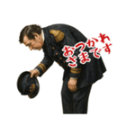ペリー 提督 黒船 開国 明治 ギャグ (小)（個別スタンプ：1）