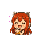 女の子(感情編)（個別スタンプ：1）