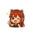 女の子(感情編)（個別スタンプ：2）