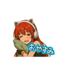 女の子(感情編)（個別スタンプ：7）