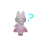 動くロリータうさちゃん（個別スタンプ：4）