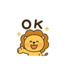 やきもちライオン（個別スタンプ：6）