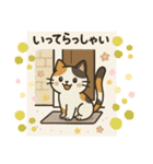 収まりネコシリーズ、ビッグシリーズ 夏（個別スタンプ：20）