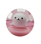 アザラシアザラシカプセルトイ（個別スタンプ：2）