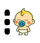 ふてぶてしい赤ちゃん………….（個別スタンプ：23）