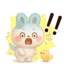 3D風❤️らぶうさ❤️ふんわりましゅまろ❤️（個別スタンプ：29）