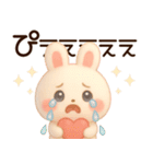 3D風❤️らぶうさ❤️ふんわりましゅまろ❤️（個別スタンプ：31）