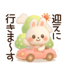 3D風❤️らぶうさ❤️ふんわりましゅまろ❤️（個別スタンプ：35）