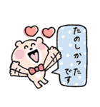 【再販】ゴルフ仲間に送る年末年始♡くまこ（個別スタンプ：21）