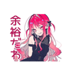 くせつよゴシックガールの丁寧な煽り（個別スタンプ：36）