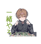 ゆるパーカーくんのゲーム誘い★男子（個別スタンプ：4）