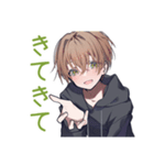 ゆるパーカーくんのゲーム誘い★男子（個別スタンプ：5）