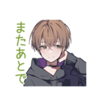 ゆるパーカーくんのゲーム誘い★男子（個別スタンプ：21）