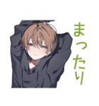 ゆるパーカーくんのゲーム誘い★男子（個別スタンプ：26）