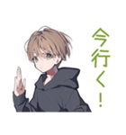 ゆるパーカーくんのゲーム誘い★男子（個別スタンプ：39）