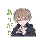 ゆるパーカーくんの友達返信（個別スタンプ：3）