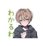 ゆるパーカーくんの友達返信（個別スタンプ：20）