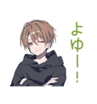 ゆるパーカーくんの友達返信（個別スタンプ：22）