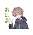 対戦でガチる★ゆるパーカーくん（個別スタンプ：2）