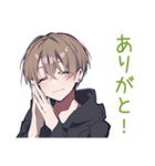 対戦でガチる★ゆるパーカーくん（個別スタンプ：3）