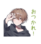 対戦でガチる★ゆるパーカーくん（個別スタンプ：11）