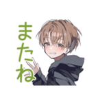 対戦でガチる★ゆるパーカーくん（個別スタンプ：12）