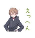 対戦でガチる★ゆるパーカーくん（個別スタンプ：29）