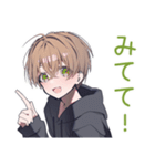対戦でガチる★ゆるパーカーくん（個別スタンプ：38）