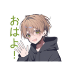ゆるパーカーくん★徹夜ゲーム（個別スタンプ：2）