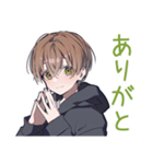 ゆるパーカーくん★徹夜ゲーム（個別スタンプ：3）