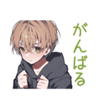 ゆるパーカーくん★徹夜ゲーム（個別スタンプ：15）