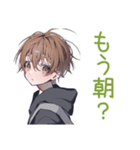ゆるパーカーくん★徹夜ゲーム（個別スタンプ：18）