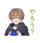ゆるパーカーくん★徹夜ゲーム（個別スタンプ：20）