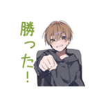 ゆるパーカーくん★徹夜ゲーム（個別スタンプ：26）