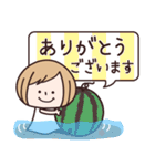 ゆるかわ♡夏（個別スタンプ：2）
