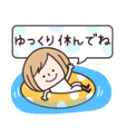 ゆるかわ♡夏（個別スタンプ：16）