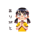 子ども（女の子）の夏★ほんわか（個別スタンプ：3）