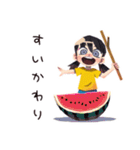 子ども（女の子）の夏★ほんわか（個別スタンプ：5）