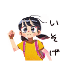 子ども（女の子）の夏★ほんわか（個別スタンプ：24）