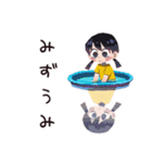 子ども（女の子）の夏★ほんわか（個別スタンプ：27）