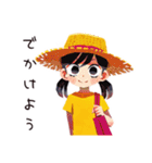 子ども（女の子）の夏★ほんわか（個別スタンプ：28）