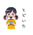 子ども（女の子）の夏★ほんわか（個別スタンプ：38）
