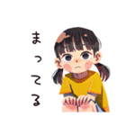 子ども（女の子）の夏★ほんわか（個別スタンプ：39）