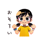 子ども（女の子）の夏★ほんわか（個別スタンプ：40）