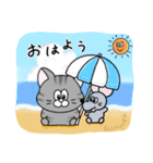 夏！毎年使える！にゃんぴーす（個別スタンプ：5）