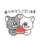 夏！毎年使える！にゃんぴーす（個別スタンプ：10）