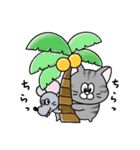 夏！毎年使える！にゃんぴーす（個別スタンプ：17）